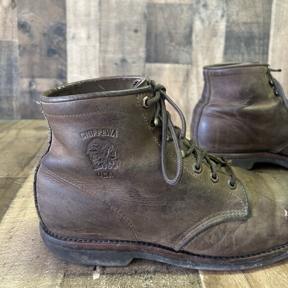 Chippewa 20066 Steel Toe Ankle Work Boots Mens 13 D - Picture 11 of 12